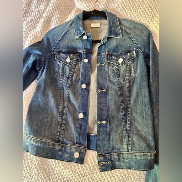 MOTHER “The Bully” Blue Denim Jacket - Picture 4 of 6
